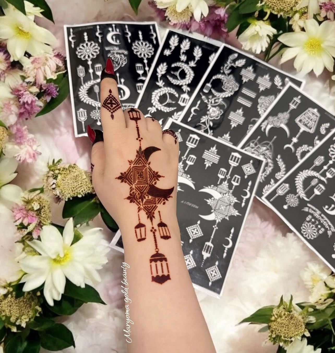 نقوش حناء رمضان