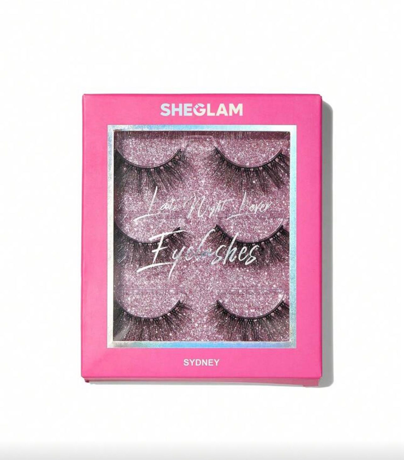 رموش SHEGLAM Late Night Lover  سيدني، 3 أزواج خفيفة وطبيعية لإطلالة أنثوية Y1060