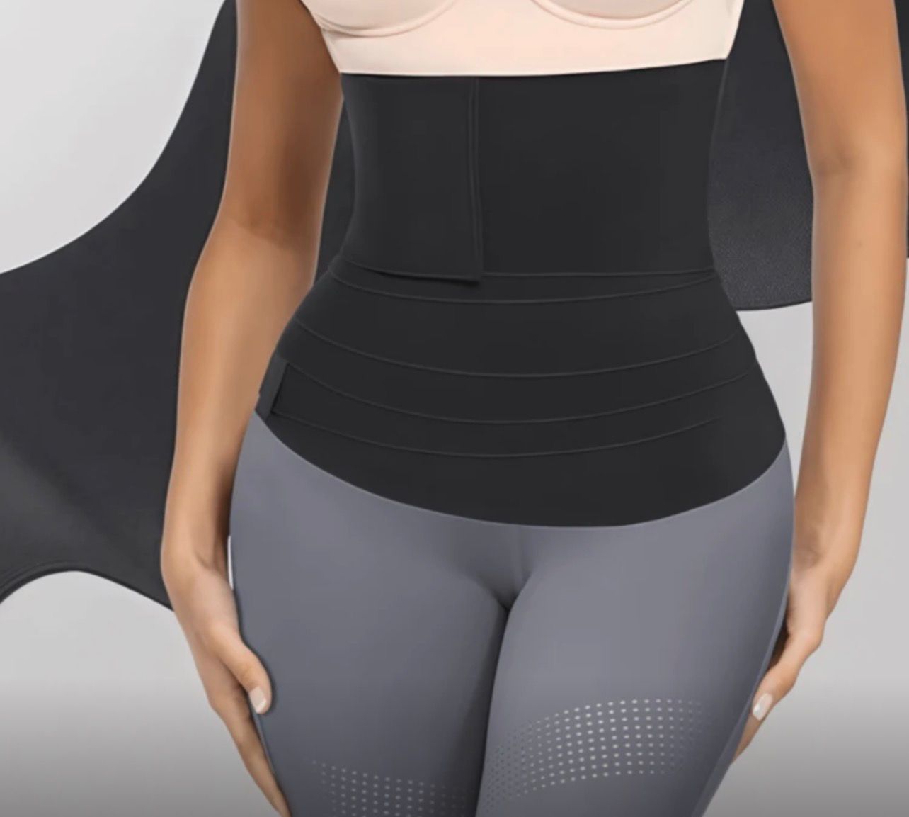 حزام خصر مطاطي قابل للتعديل لتشكيل الجسم وشد البطن – مريح للاستخدام اليومي