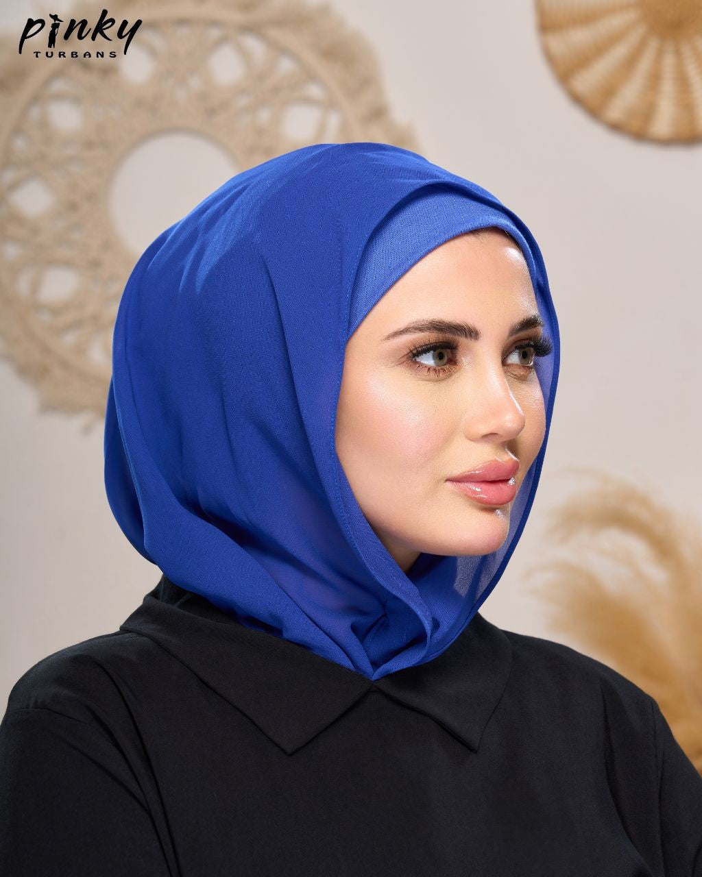 إيزي سكارف شيفون ببندانه متصلة وإغلاق مغناطيسي أمامي من PINKY كود PKY-015-2