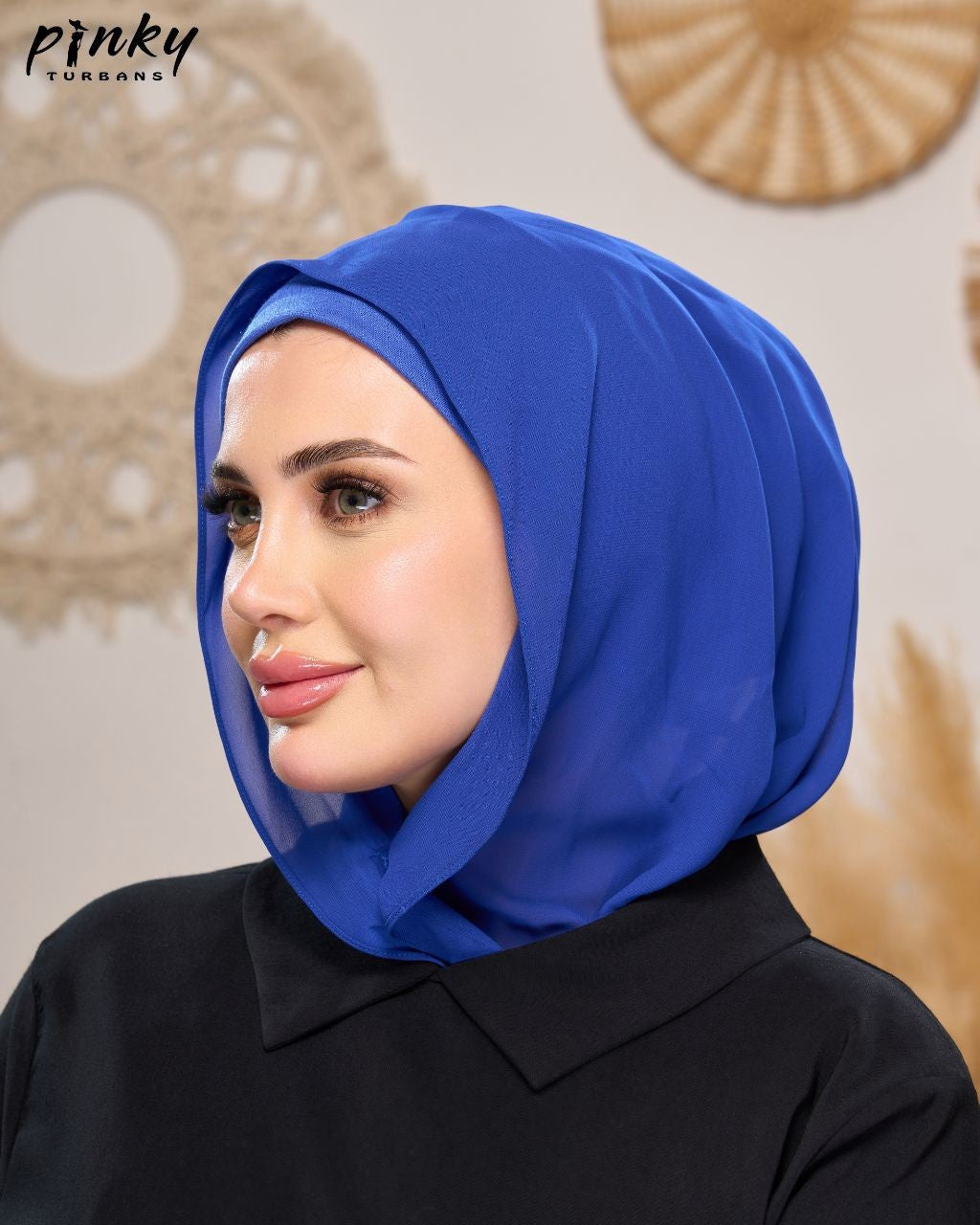 إيزي سكارف شيفون ببندانه متصلة وإغلاق مغناطيسي أمامي من PINKY كود PKY-015-2