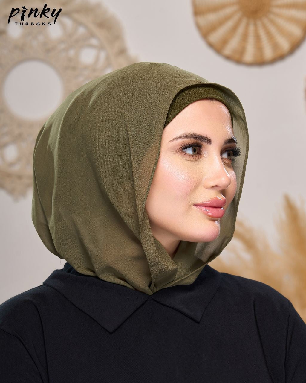 إيزي سكارف شيفون ببندانه متصلة وإغلاق مغناطيسي أمامي من PINKY كود PKY-015-4