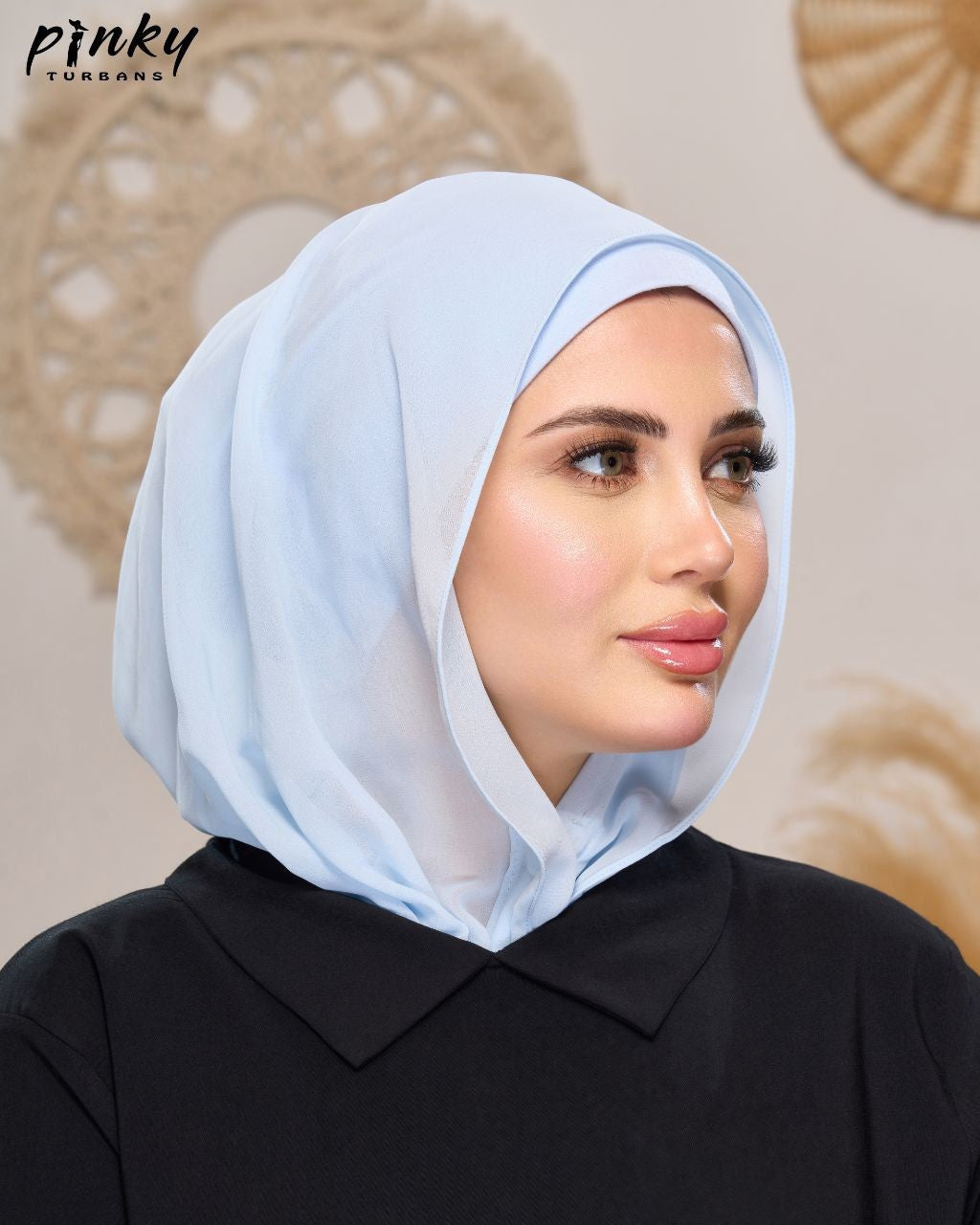 إيزي سكارف شيفون ببندانه متصلة وإغلاق مغناطيسي أمامي من PINKY كود PKY-015-5