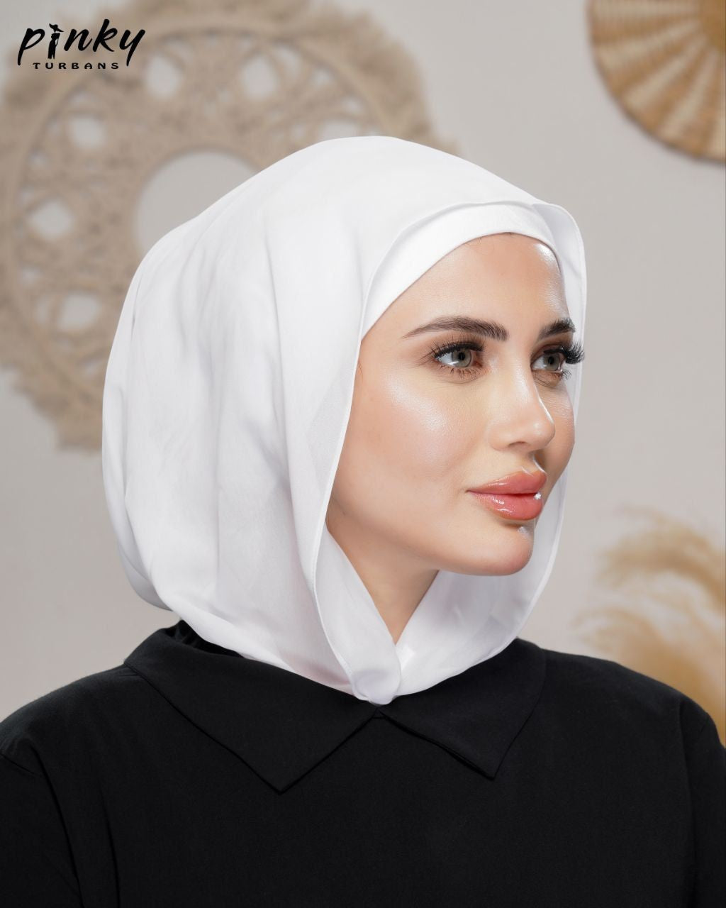 إيزي سكارف شيفون ببندانه متصلة وإغلاق مغناطيسي أمامي من PINKY كود PKY-015-11