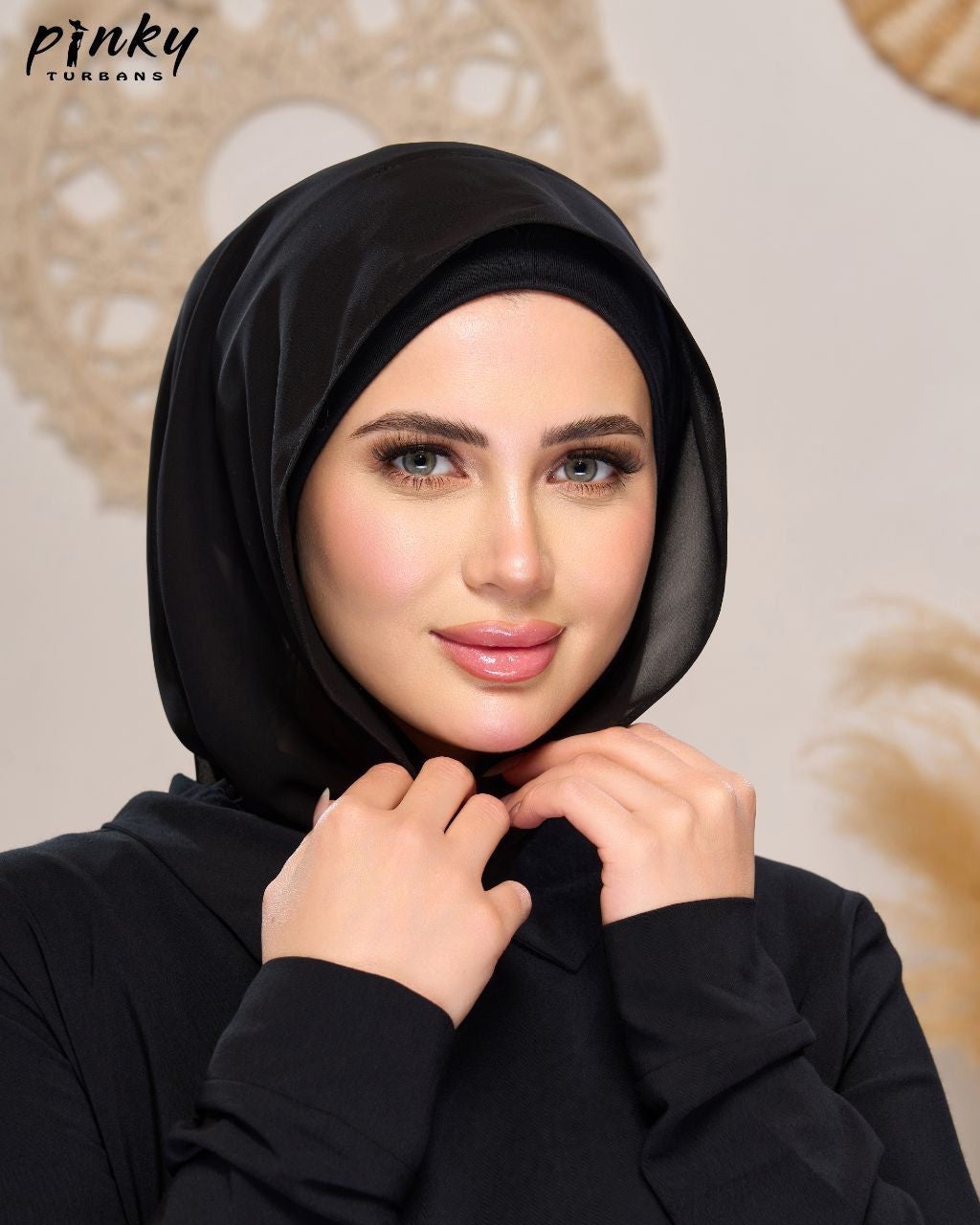 إيزي سكارف شيفون ببندانه متصلة وإغلاق مغناطيسي أمامي من PINKY كود PKY-015-12
