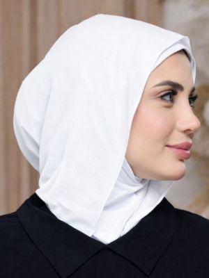 حجاب طباقية قطن بهودي شيفون – جاهز للارتداء من PINKY كود PKY-17-2