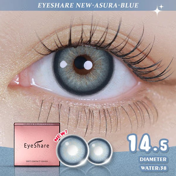 عدسات أي شير - جمال بلا حدود ASURA-BLUE 67