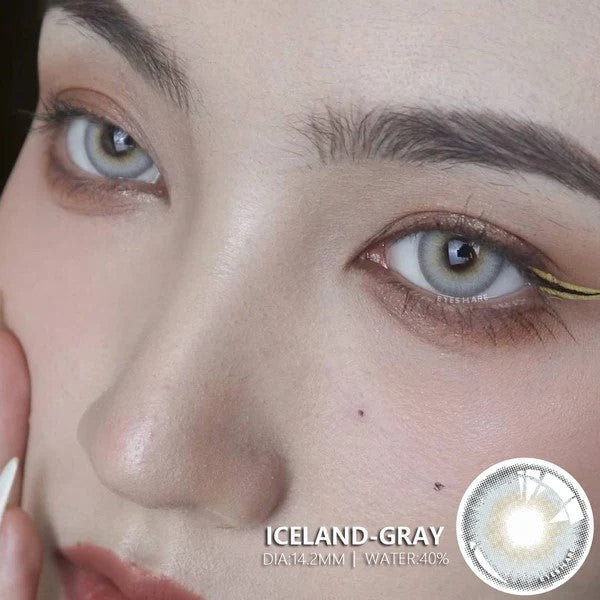 عدسات أي شير - جمال بلا حدود Iceland Gray 68