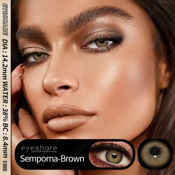 عدسات أي شير - جمال بلا حدود Semporna Brown 69