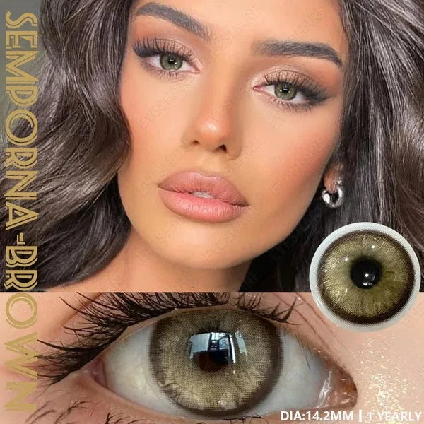 عدسات أي شير - جمال بلا حدود Semporna Brown 69