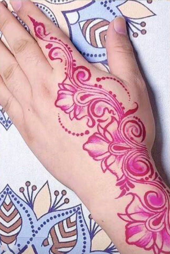 حبر وشم مؤقت ماجنتا YSORNO – سائل مقاوم للماء بتطبيق دقيق