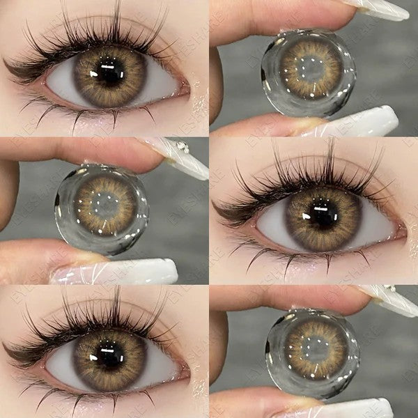 عدسات آي شير التجميلية  OMG Brown 72