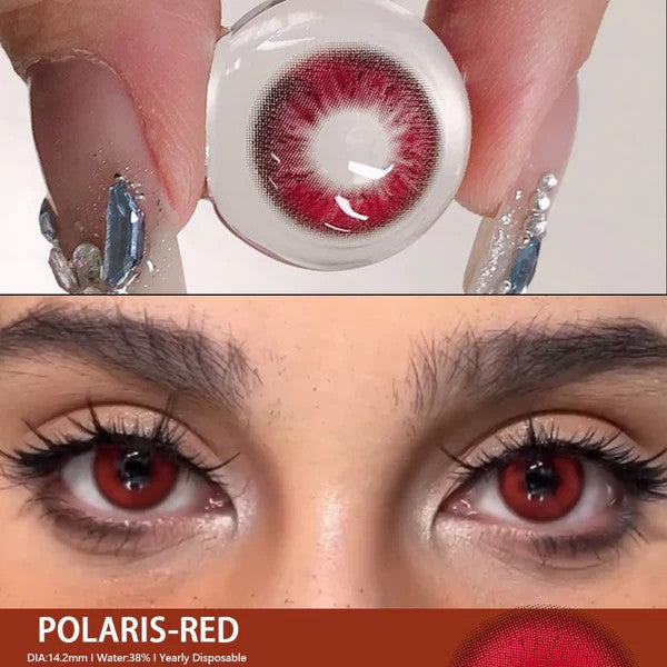 عدسات أي شير - جمال بلا حدود لعينيك Polaris Red كود 76