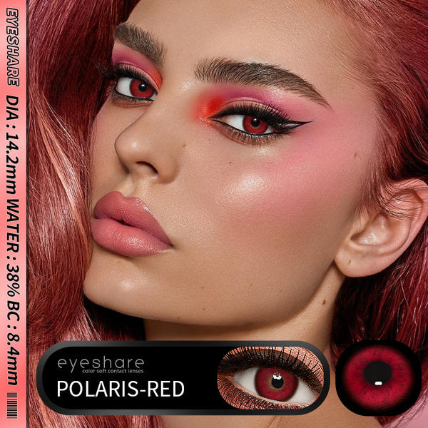 عدسات أي شير - جمال بلا حدود لعينيك Polaris Red كود 76
