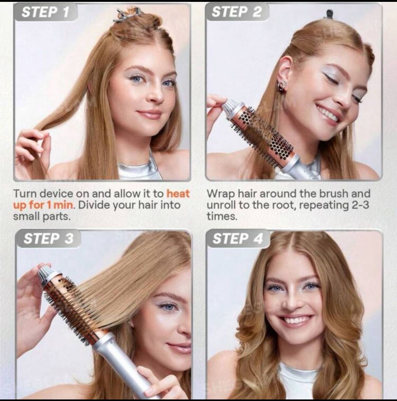 فرشاة حرارية It-Curl من SHEGLAM لتجعيد وتمليس الشعر