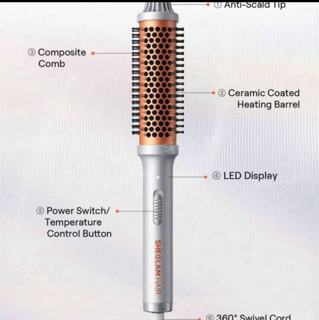 فرشاة حرارية It-Curl من SHEGLAM لتجعيد وتمليس الشعر