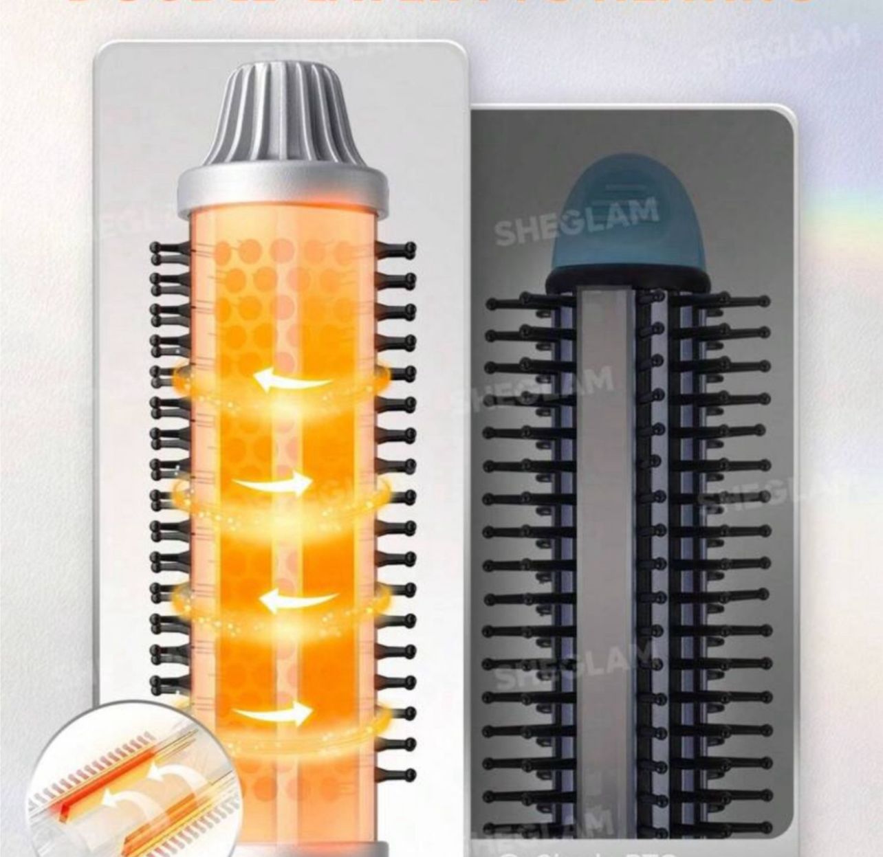 فرشاة حرارية It-Curl من SHEGLAM لتجعيد وتمليس الشعر