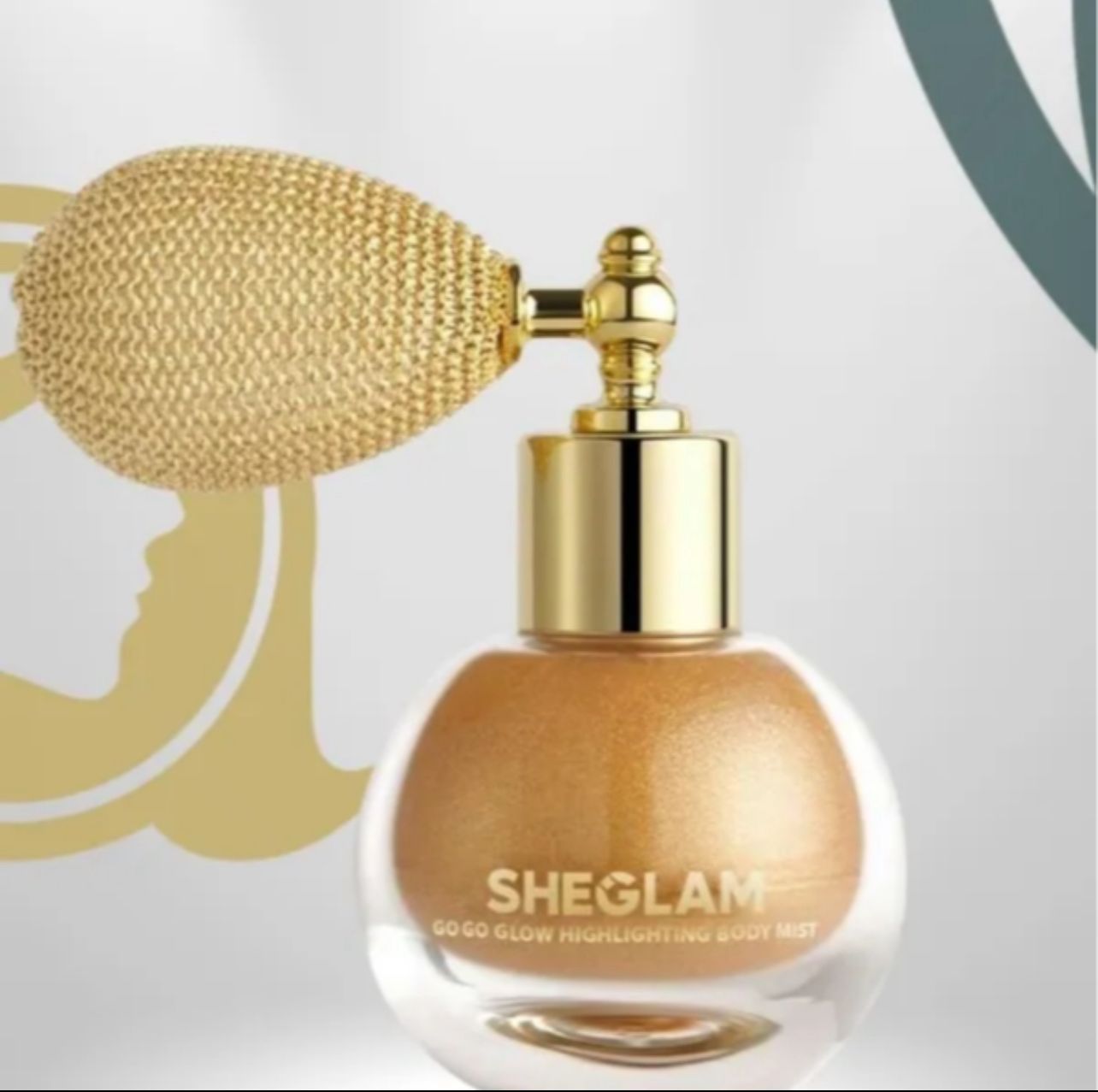 بخاخ هايلايتر للجسم من شيقلام لون ذهبى