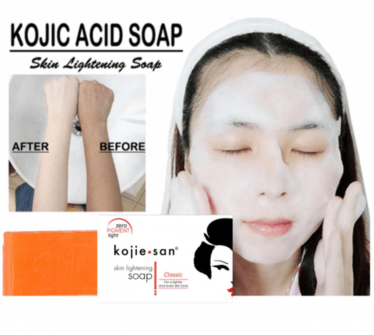 صابونة كوجي سان بحمض الكوجيك – لتفتيح البشرة وتوحيد اللون بتركيبة طبيعية 135 g