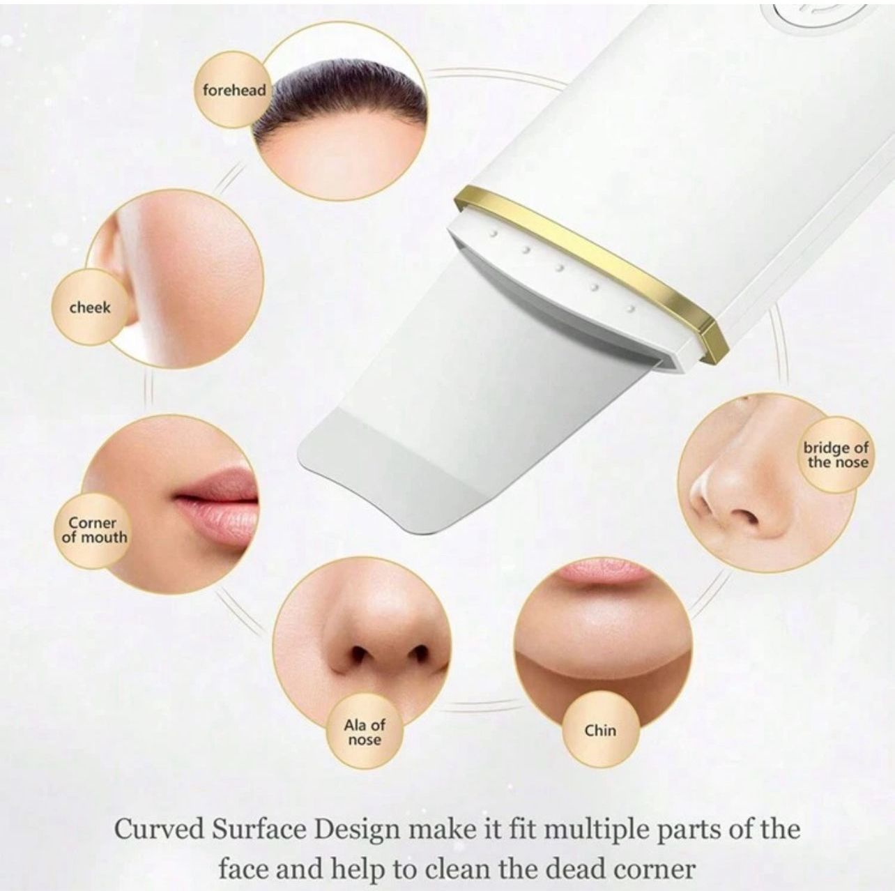 جهاز ألتراسونيك لتقشير البشرة - للوجه والجسم