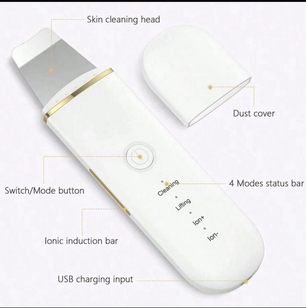 جهاز ألتراسونيك لتقشير البشرة - للوجه والجسم