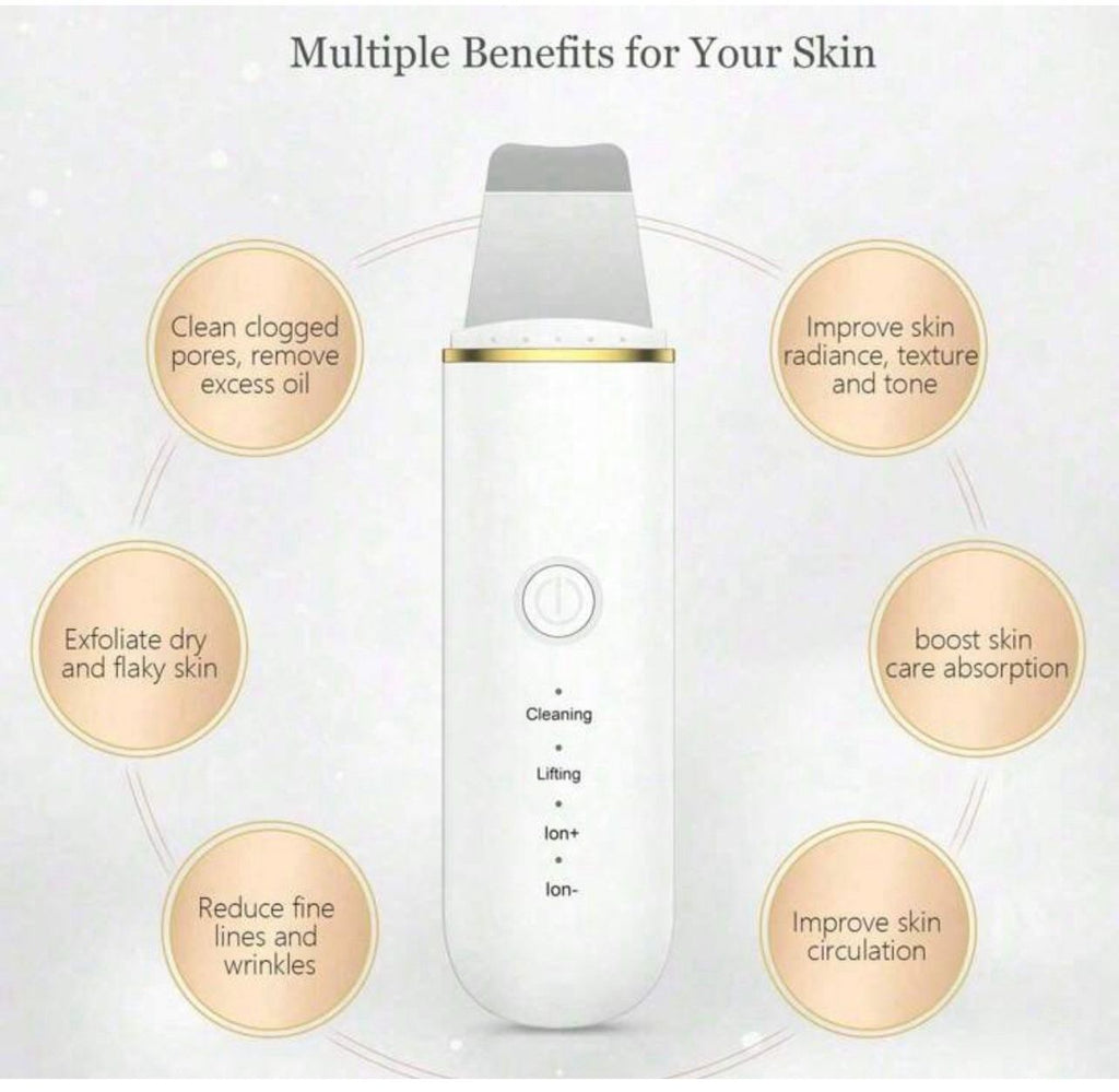 جهاز ألتراسونيك لتقشير البشرة - للوجه والجسم