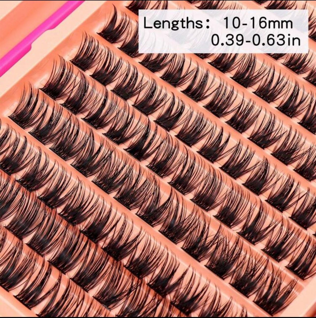 رموش أسبوعية متكاملة – تدوم تقريبًا أسبوعًا مع صمغ وملقط وفرشاة