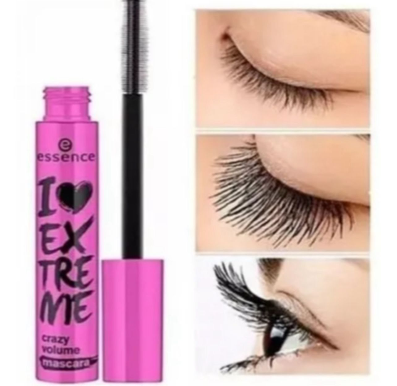 ماسكارا "آي لوف اكستريم كريزي فوليوم" من ايسنس - تكثيف وطول رائع للرموش