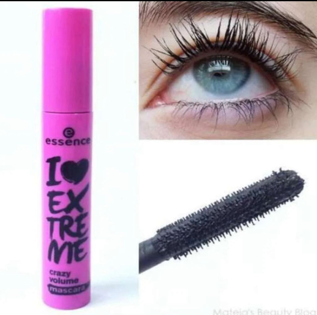 ماسكارا "آي لوف اكستريم كريزي فوليوم" من ايسنس - تكثيف وطول رائع للرموش