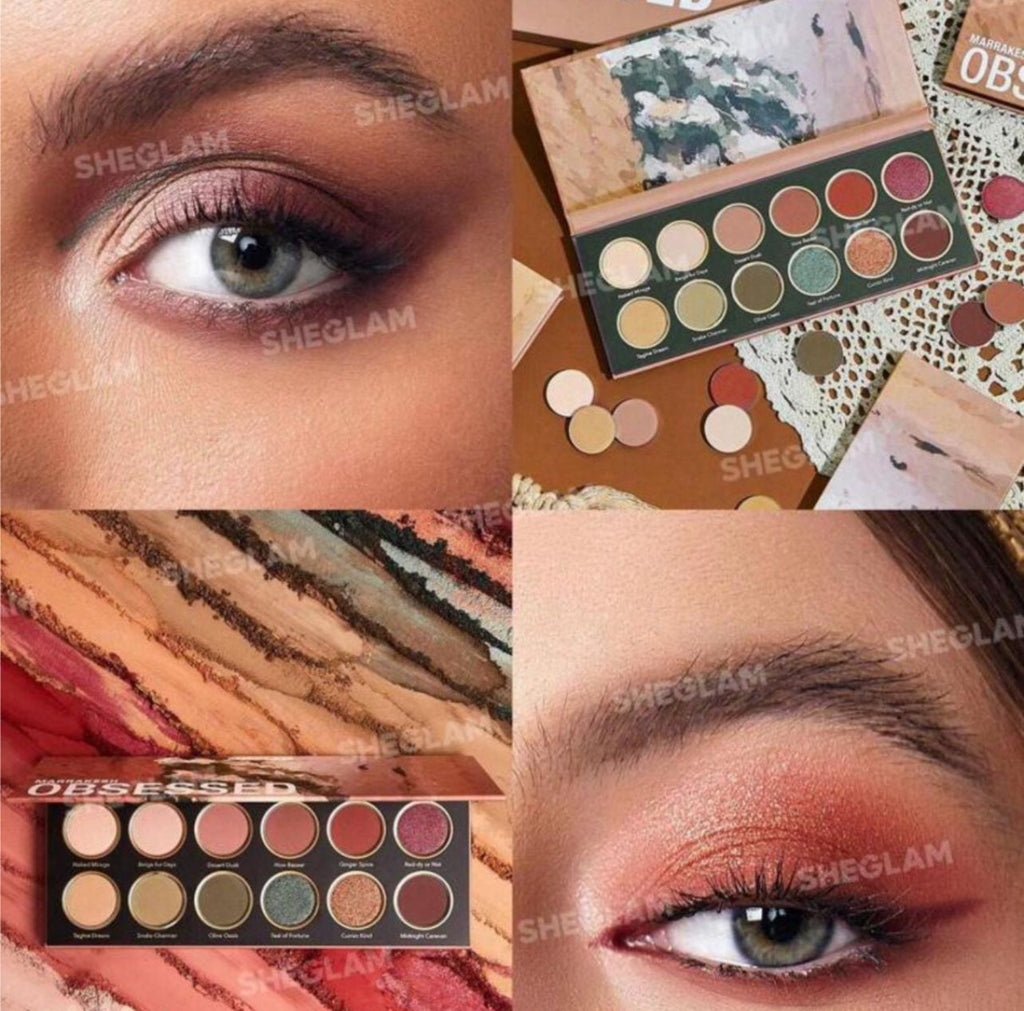 لوحة جفون مهووسة بمراكش - 12 لون من شيقلام