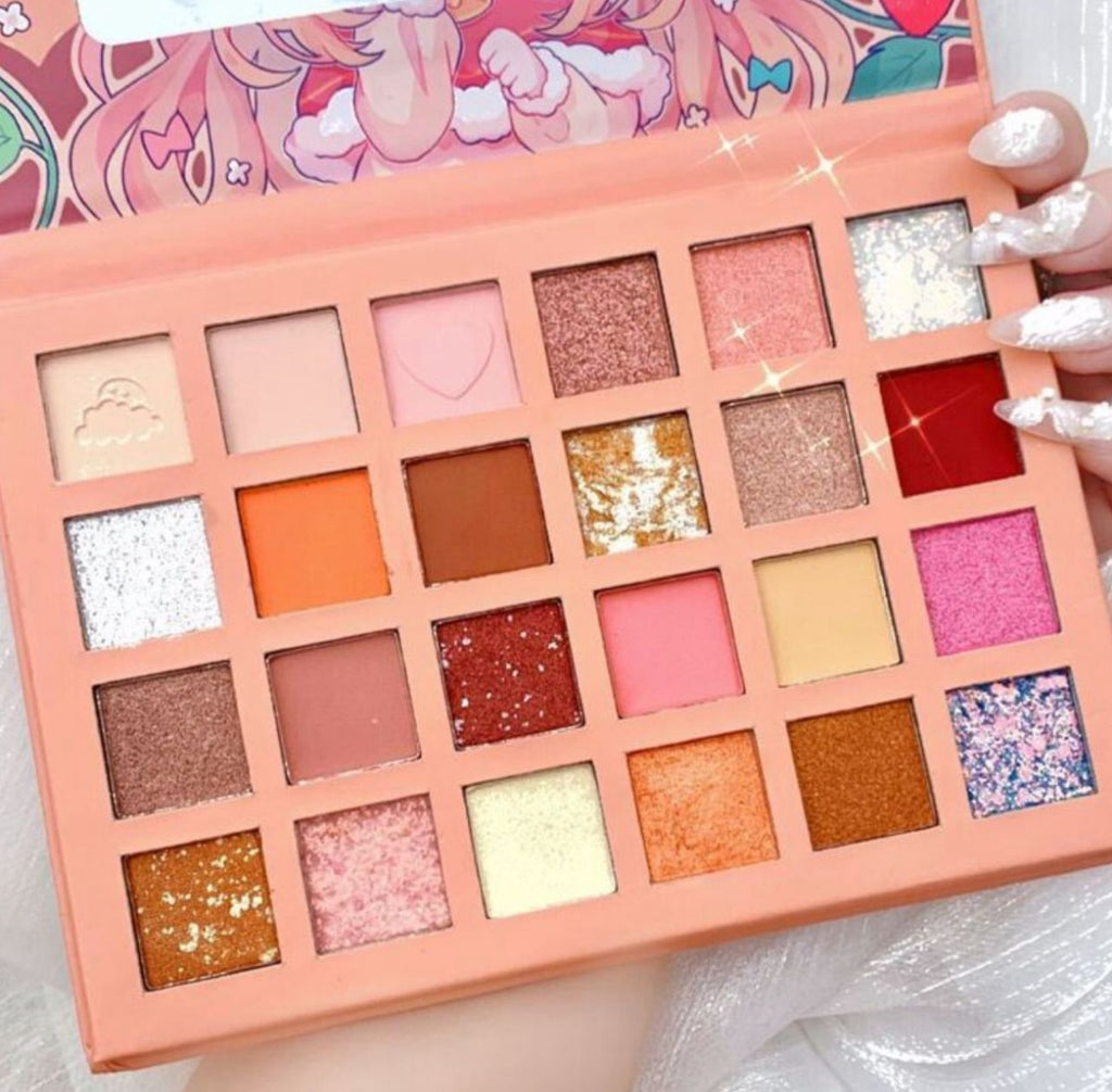 لوحة ظلال عيون 24 لون متلألئ ومقاوم للماء