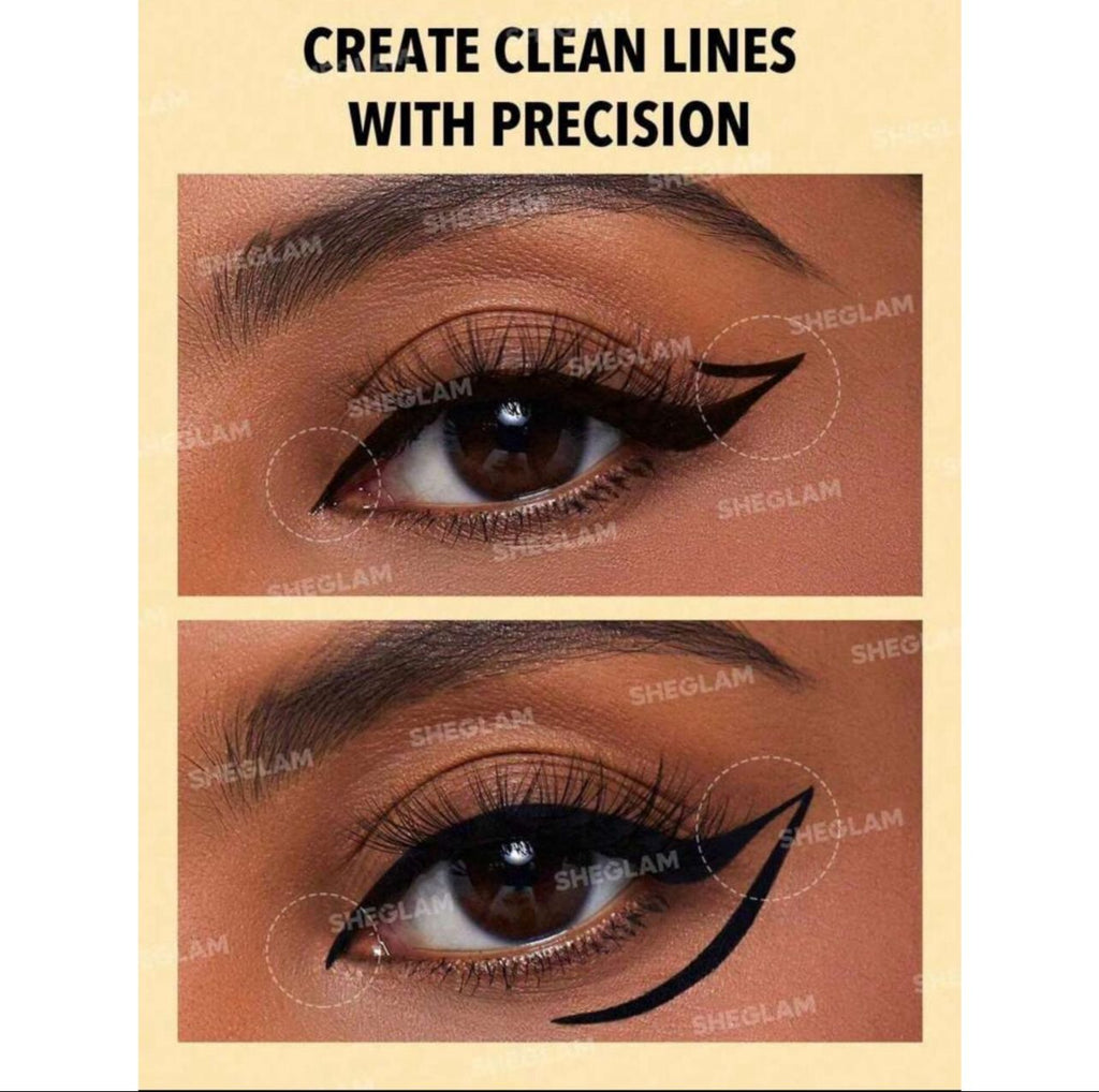 قلم ايلاينر لتحديد العيون السائل مضاد للماء باللون الأسود من شيقلام