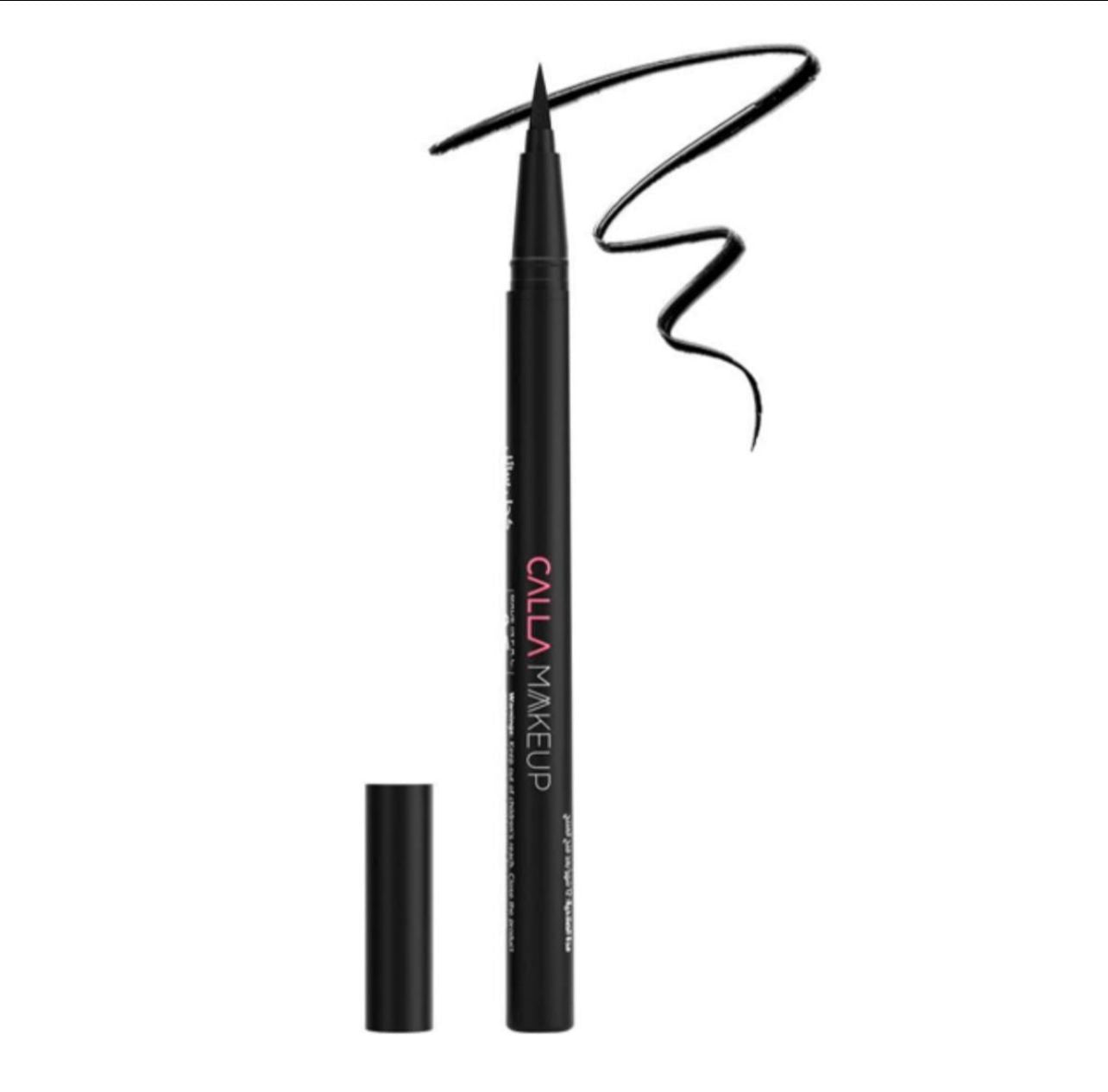 قلم كحل سائل مقاوم للماء من كالا ميكب أسود دقة وثبات يدوم طوال اليوم