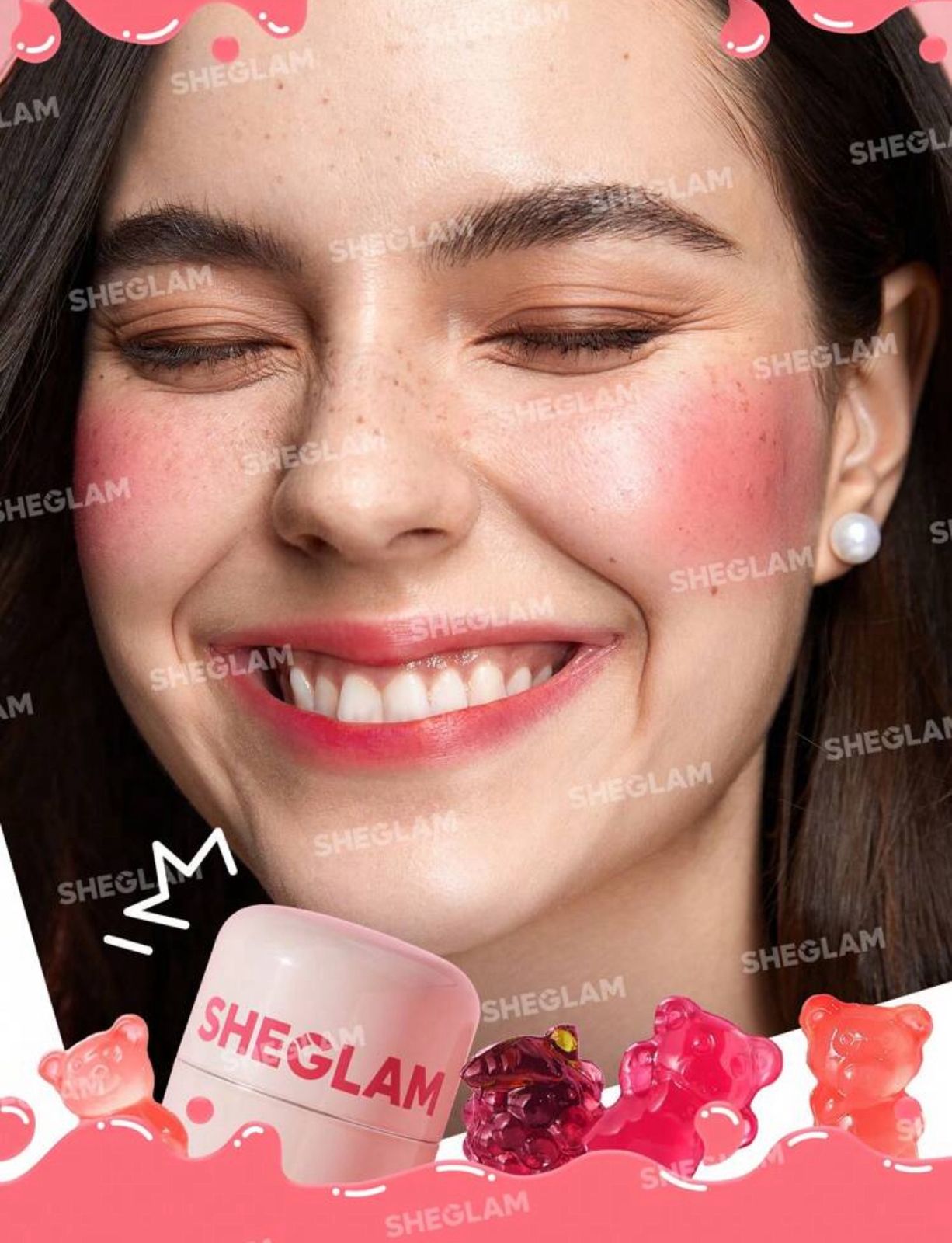 جيل أحمر خدود وشفاه ومرطب من شيجلام لون طبيعي وترطيب يدوم طويلاً HOWDY