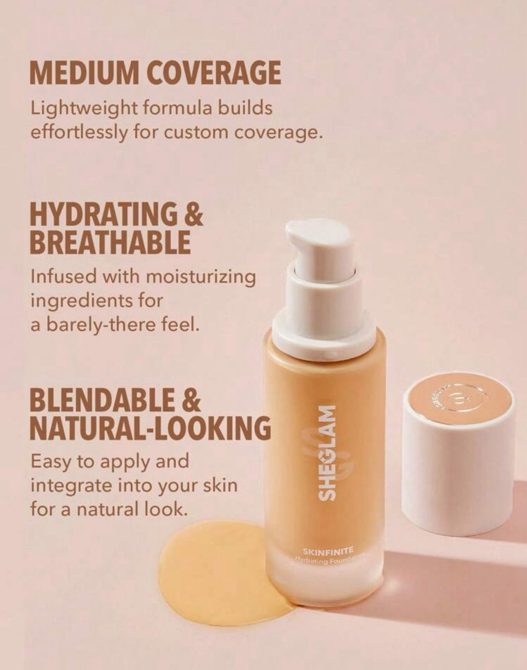 كريم أساس مرطب بلمسة نديّة وتغطية طبيعية خالية من العيوب من شيقلام SHELL