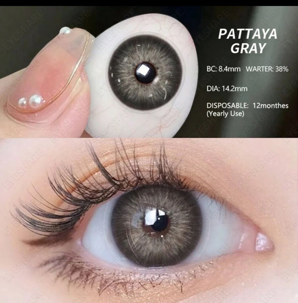 عدسات أي شير - جمال بلا حدود لعينيك رمادي هادئ 3