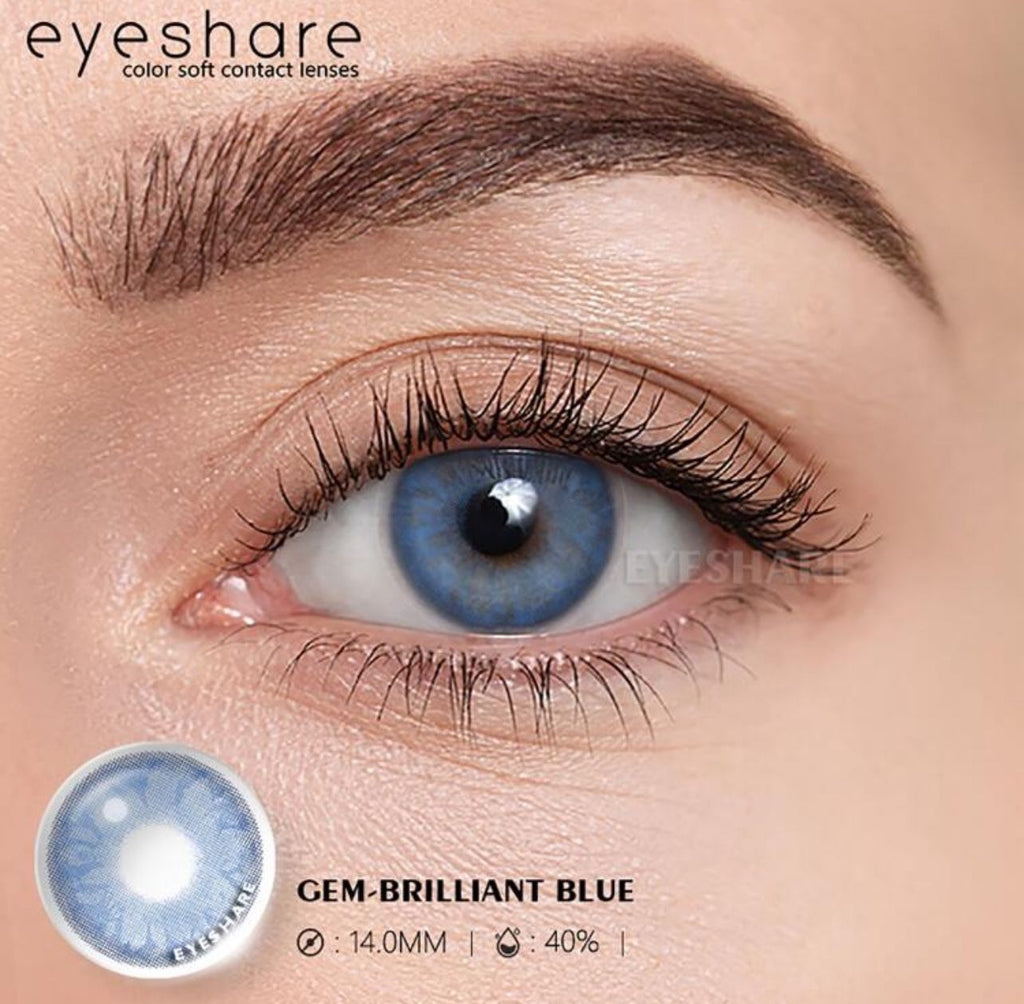 عدسات أي شير - جمال بلا حدود لعينيك أزرق لامع 8