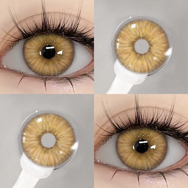 عدسات أي شير - جمال بلا حدود لعينيك بني دافئ 13
