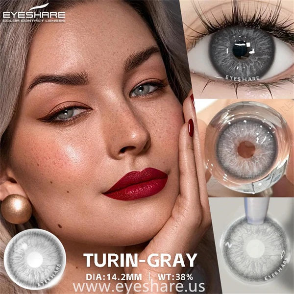 عدسات أي شير - جمال بلا حدود لعينيك رمادى 29