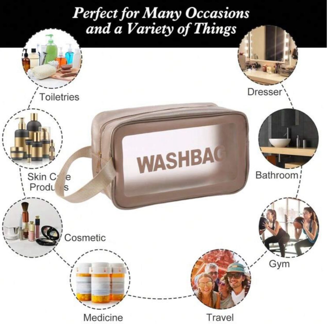 مجموعة أدوات المكياج الاحترافية 46 قطعة متكاملة بنى code no 355