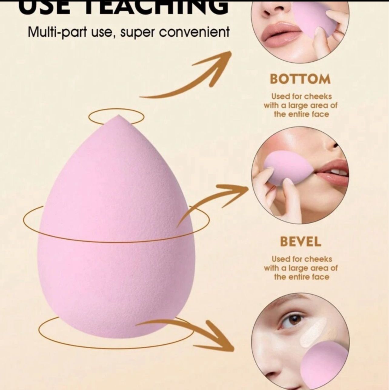 مجموعة أدوات المكياج الاحترافية 46 قطعة متكاملة وردى