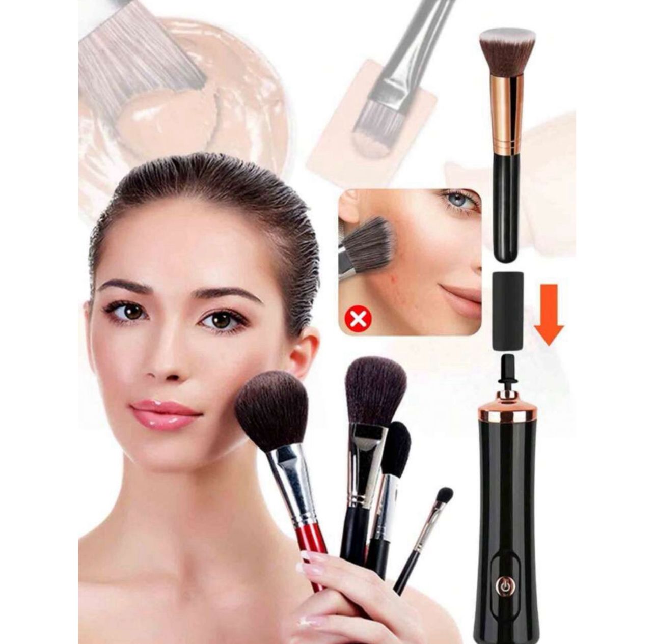 جهاز تنظيف فرش المكياج من سيفيزا – تنظيف فعال وجفاف سريع