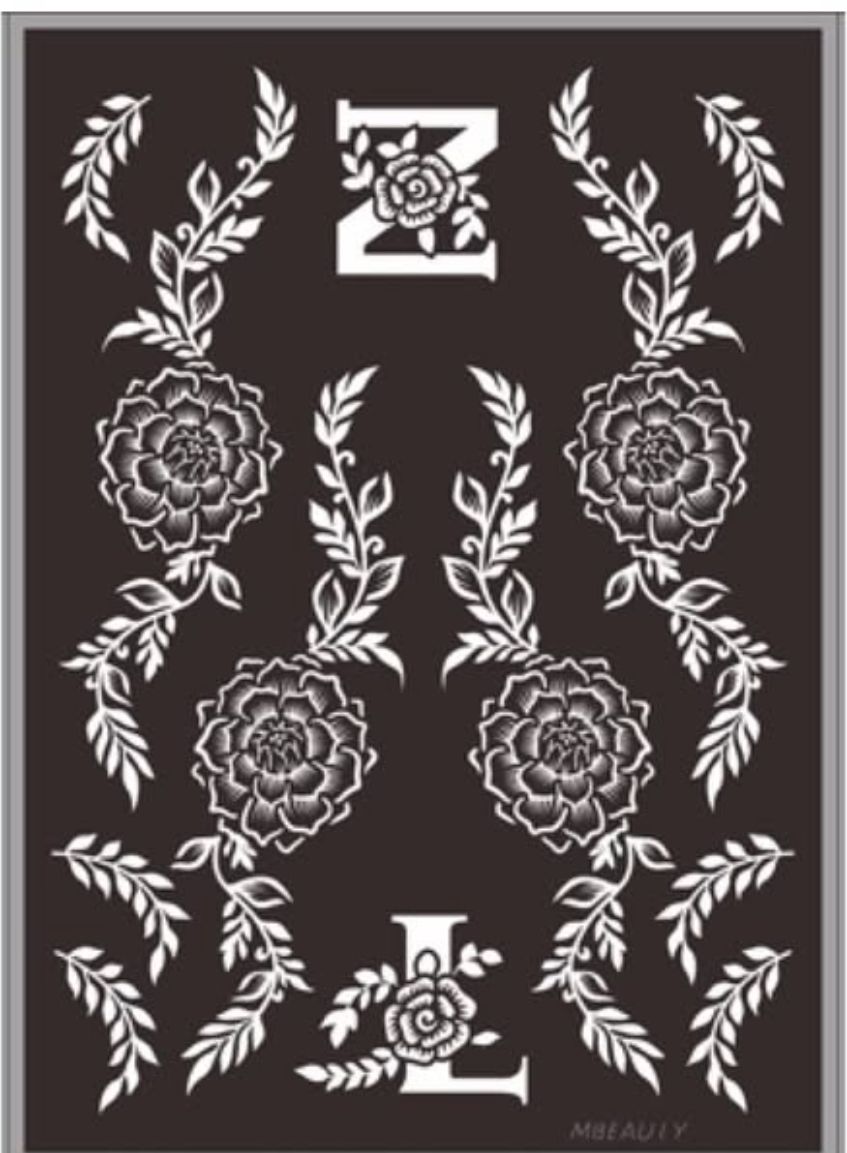 استيكر تعبئه حنا من مريم بيوتى لليدين رقم 1