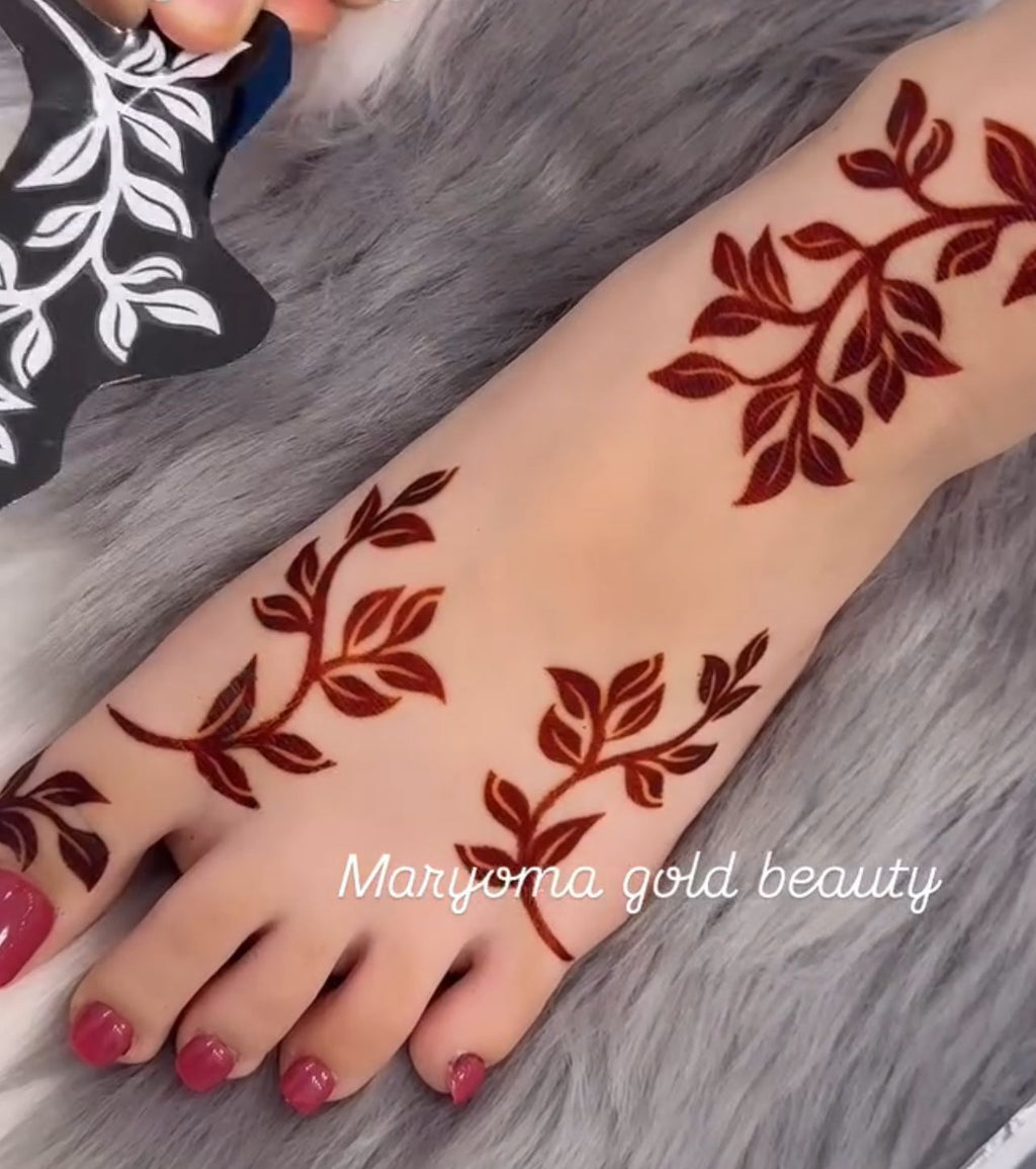 استيكر تعبئه حنا من مريم بيوتى لليدين رقم 2