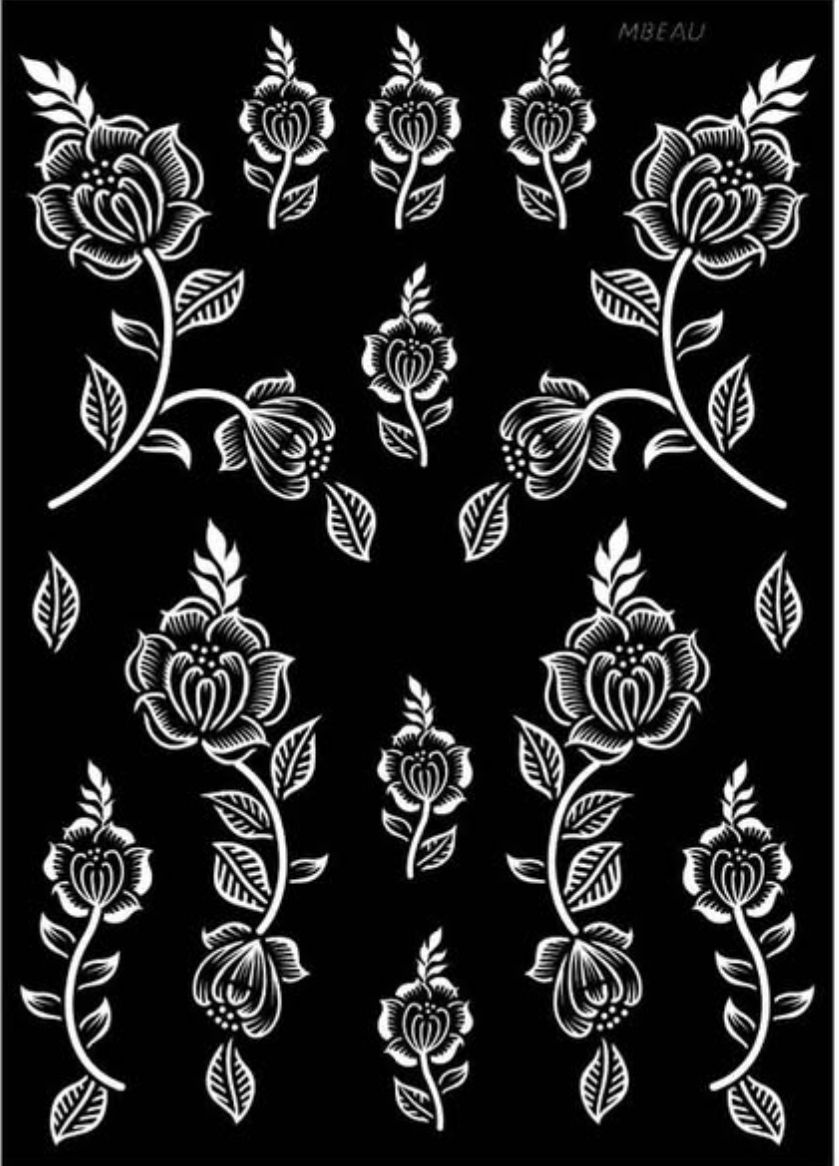 استيكر تعبئه حنا من مريم بيوتى لليدين رقم 6