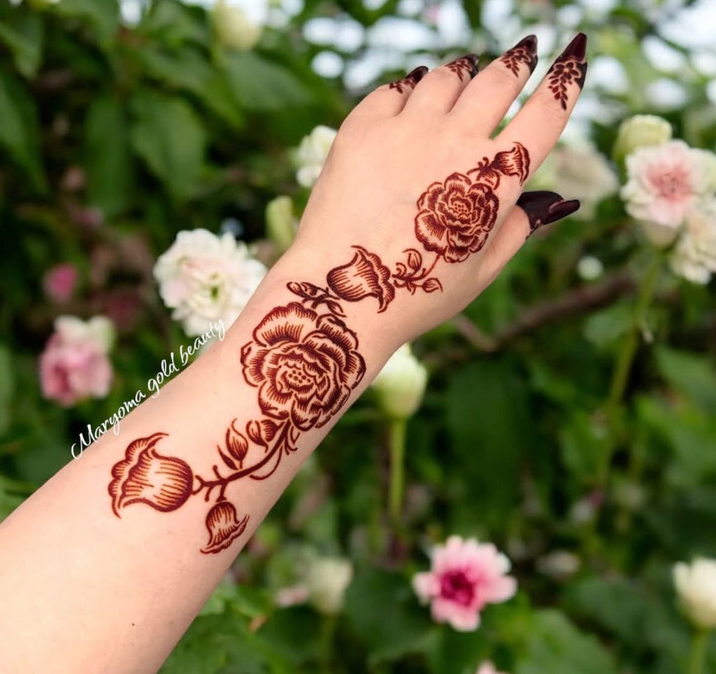 استيكر تعبئه حنا من مريم بيوتى لليدين رقم 7