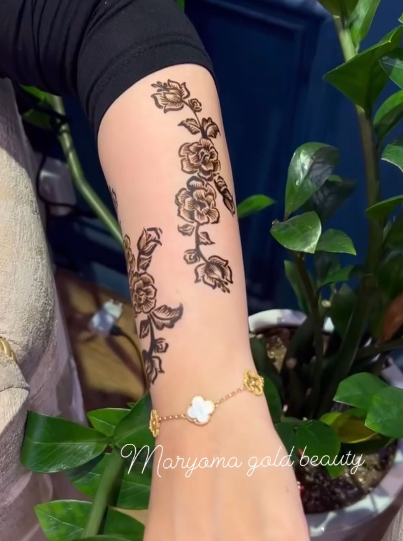 استيكر تعبئه حنا من مريم بيوتى لليدين رقم 9