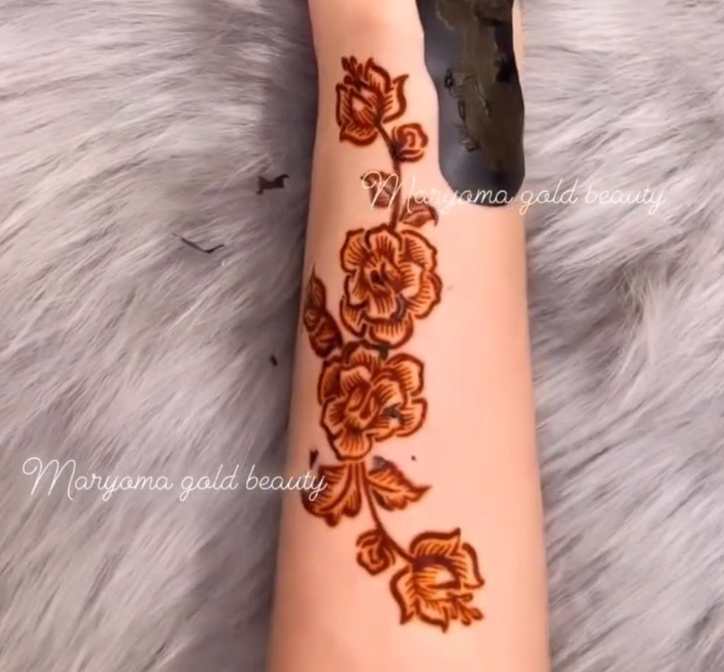 استيكر تعبئه حنا من مريم بيوتى لليدين رقم 9