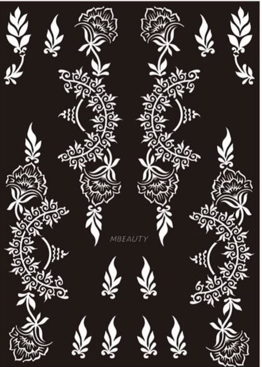 استيكر تعبئه حنا من مريم بيوتى لليدين رقم 11