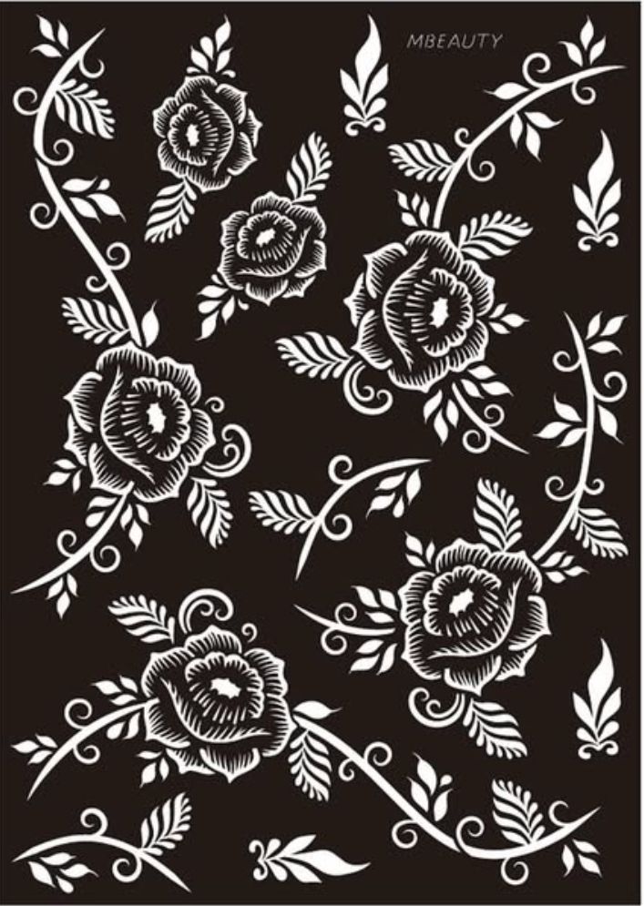 استيكر تعبئه حنا من مريم بيوتى لليدين رقم 12